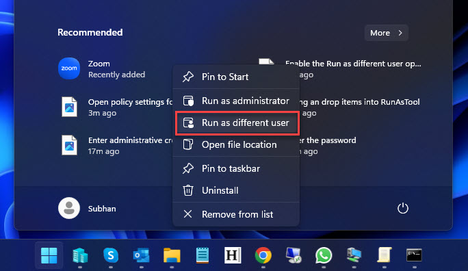 6 Ways to Run an App as a Different User (RunAs) in Windows 11 and 10