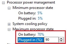 Adjust Cpu Power Performance