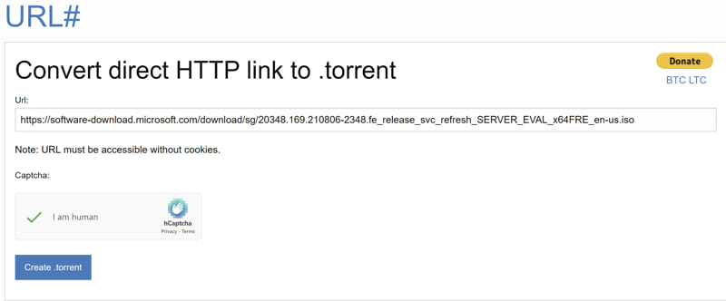 Convert Direct Links To Torrents