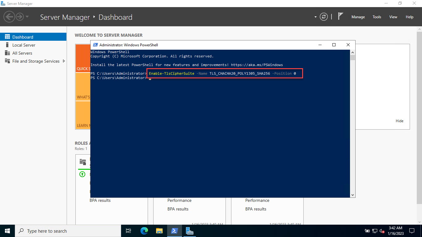 How to Enable HTTP/3 for IIS on Windows Server 2022
