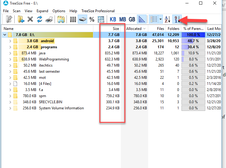 How to Show Folder Size in Windows