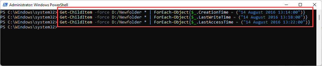 How to Change a File or Folder Date Timestamp on Windows
