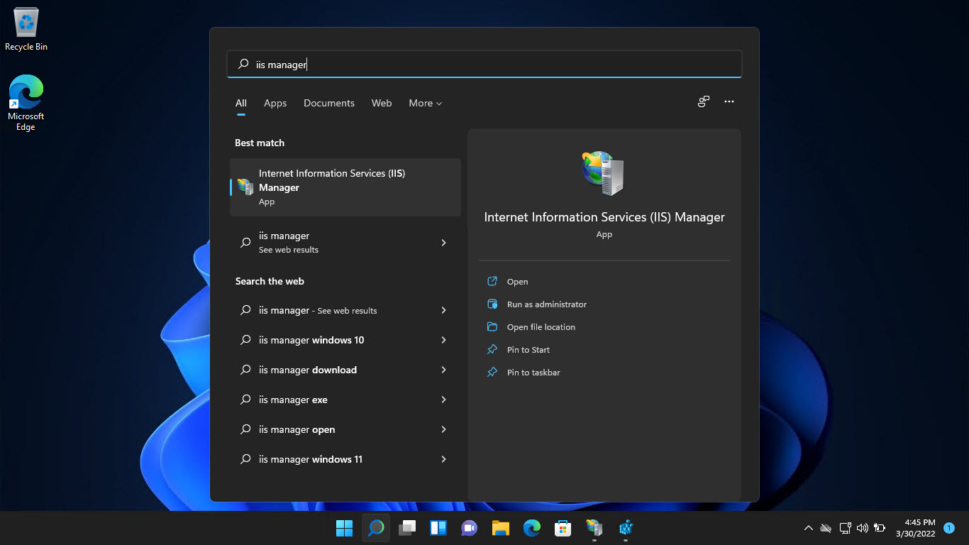 Install Iis On Windows
