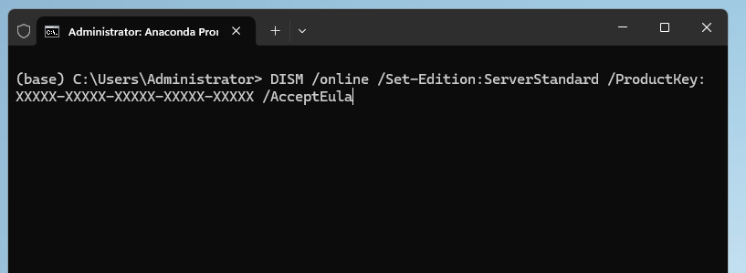 How to Convert Windows Server 2025 Evaluation to Full Version (Standard/Datacenter) — image 2