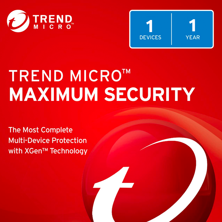 [Key] Trend Micro Maximum Security 1 Device 1 Year Activation