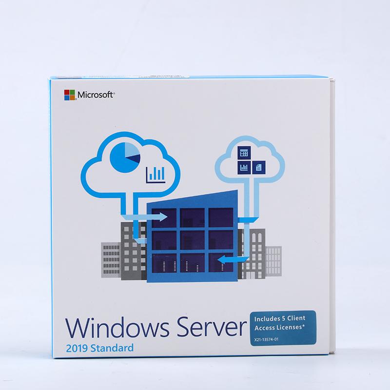 Micorsoft Windows Server 2019 Standard DVD Retail Pack + 5 User CAL