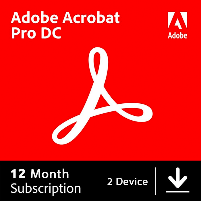 Adobe Acrobat Standard | 12-Month Subscription | PC/Mac