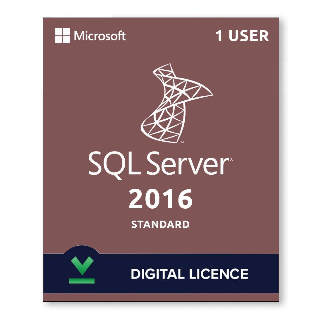 SQL Server 2016 Standard 1 User Activation
