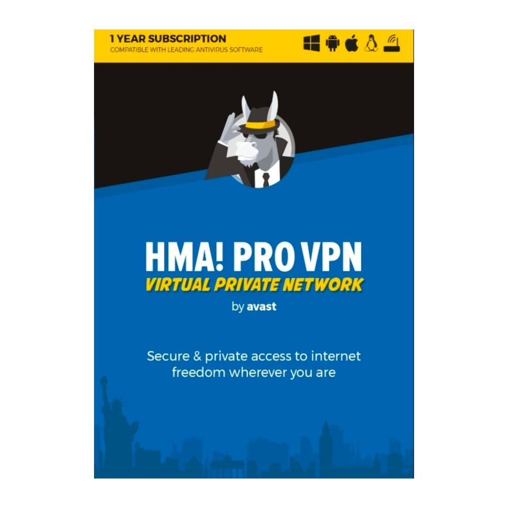 HMA! Pro VPN Unlimited Devices 1 Year Activation (Windows Only)