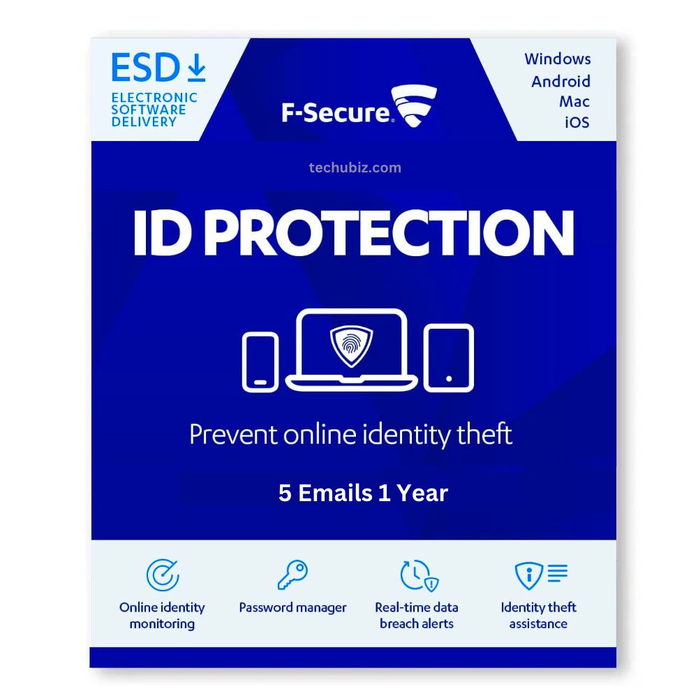 F-Secure ID Protection 5 Emails 1 Year Activation