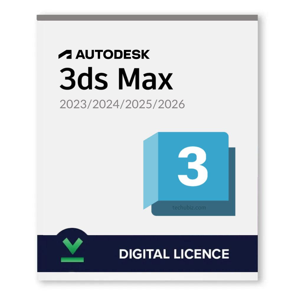 Autodesk 3ds Max 2026/2025/2024/2023 (1 Device, 1 Year, EDU) Activation