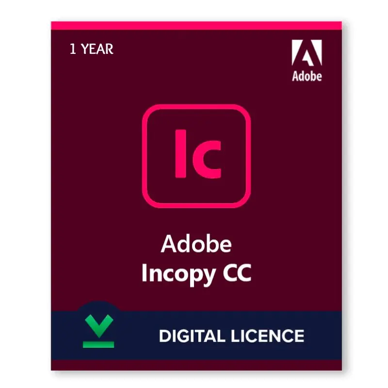 Adobe InCopy CC | 12 Month Genuine Activation