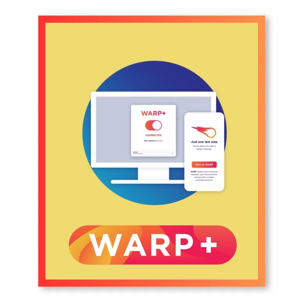 Cloudflare WARP+(20+PetaBytes) - VPN (5 Devices)