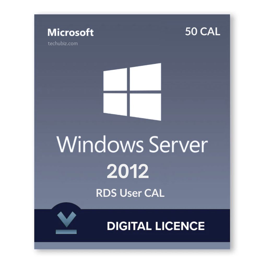 Windows Server 2012 RDS 50 User CALs Activation