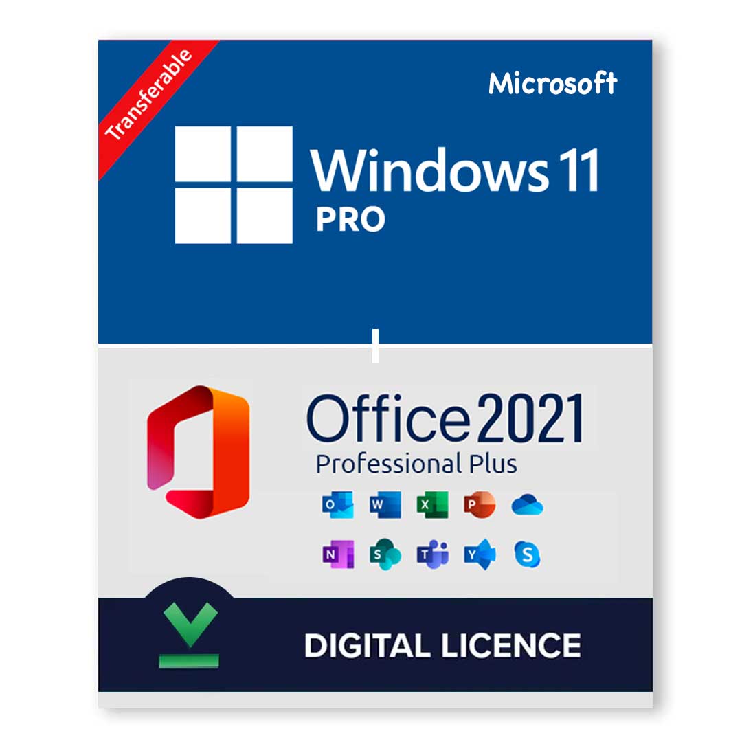 win11_office2021 Windows 11 Pro + Microsoft Office 2021 Professional Bundle – Digital Licenses 1PC (Lifetime) - Image 1